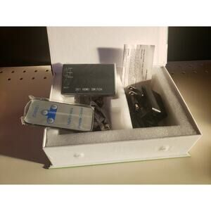 NEW HDMI 3x1 switch w/ remote control CV0301 ultra slim